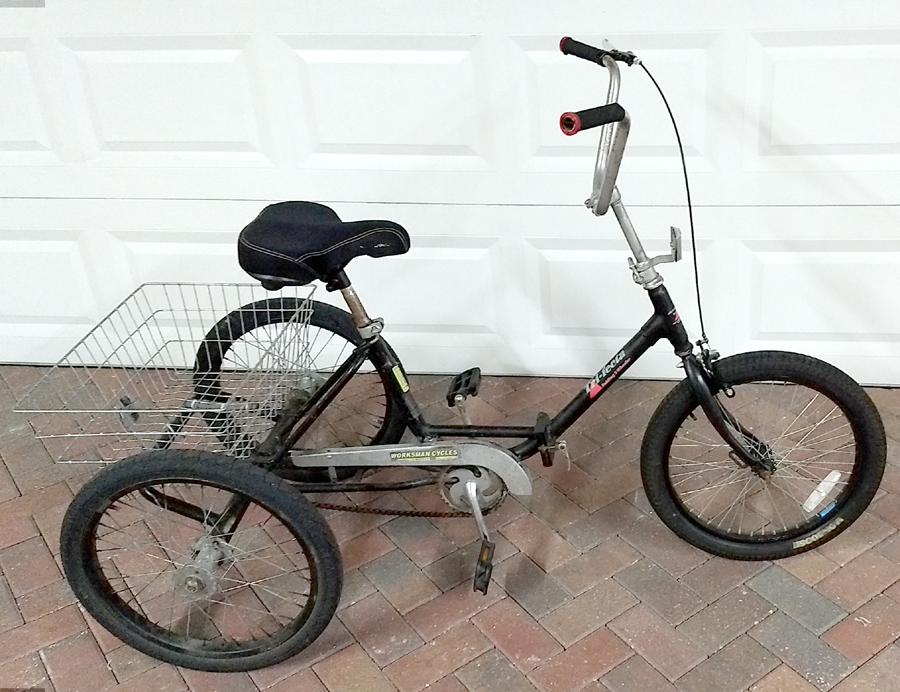 worksman trifecta folding tricycle